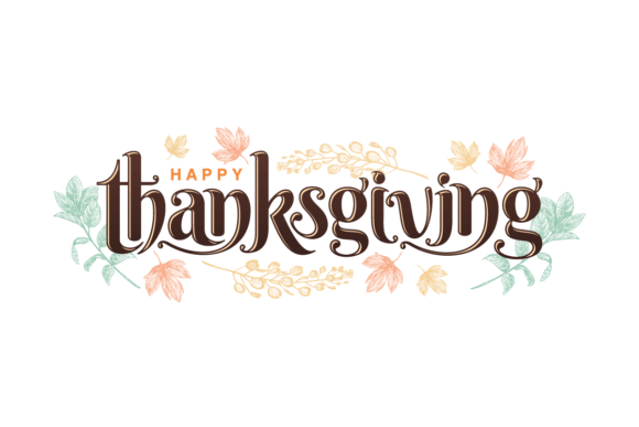 Download Happy THANKSGIVING Lettering Fonts - Happy Collection
