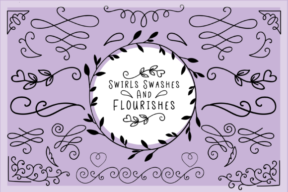 Download Swirls Swashes and Flourishes - Swashes Collection